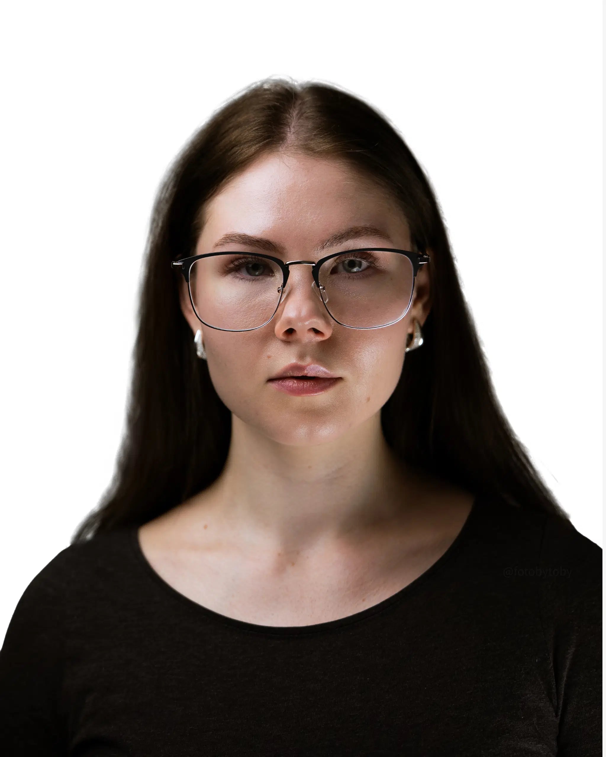 Polar Black Naisen päällä edestä