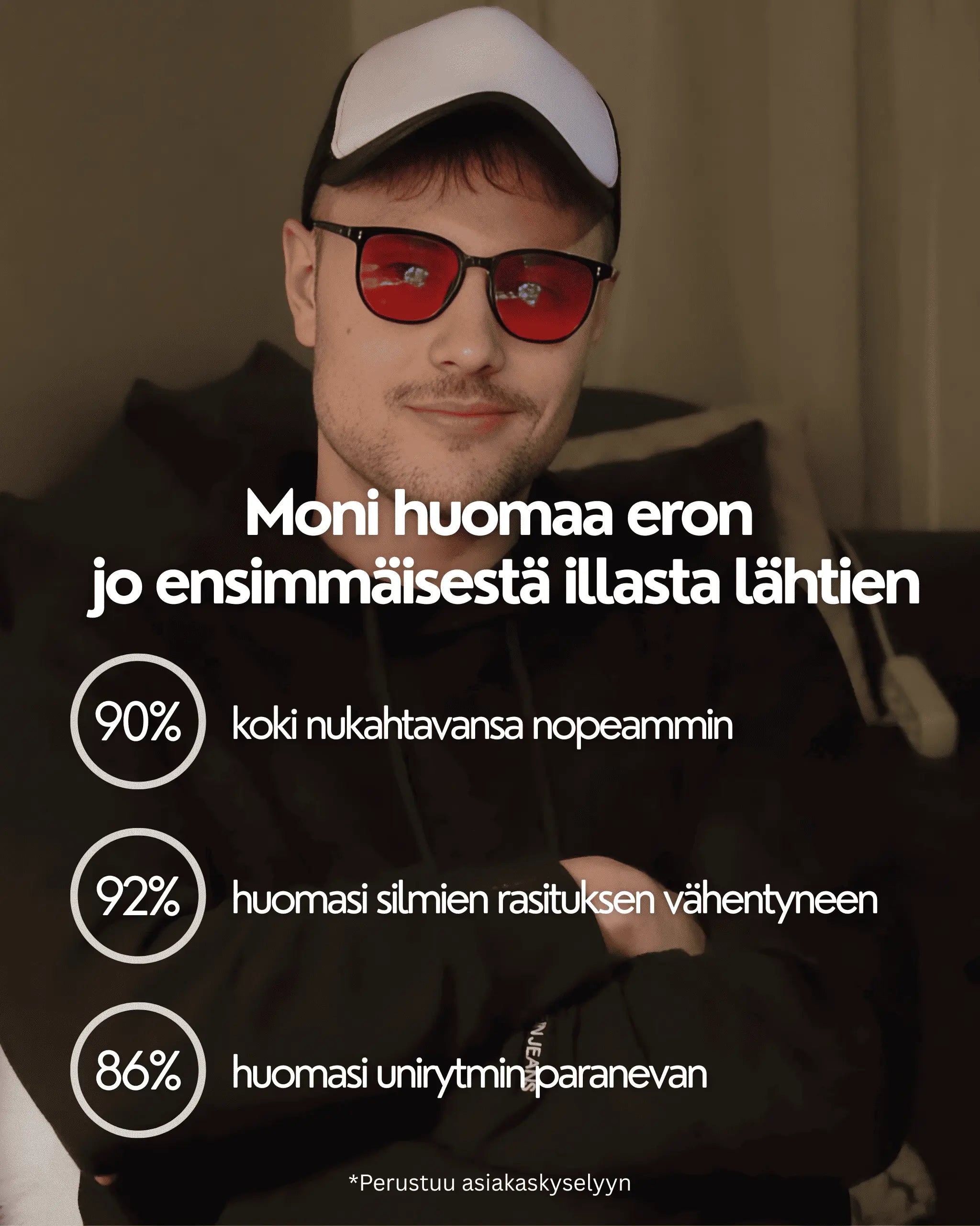 moni huomaa eron jo ensimmäisestä illasta lähtien