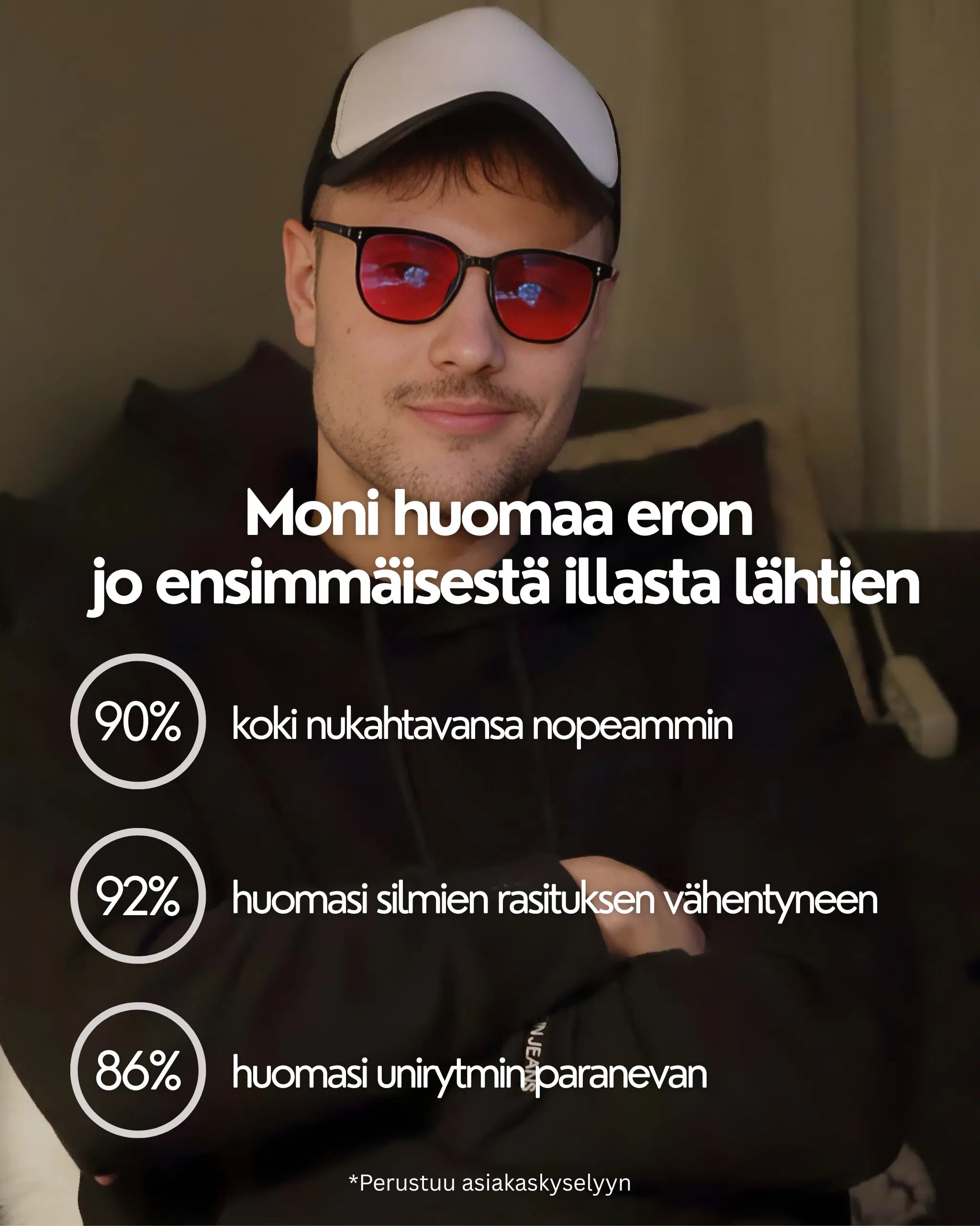 moni huomaa eron jo ensimmäisestä illasta lähtien
