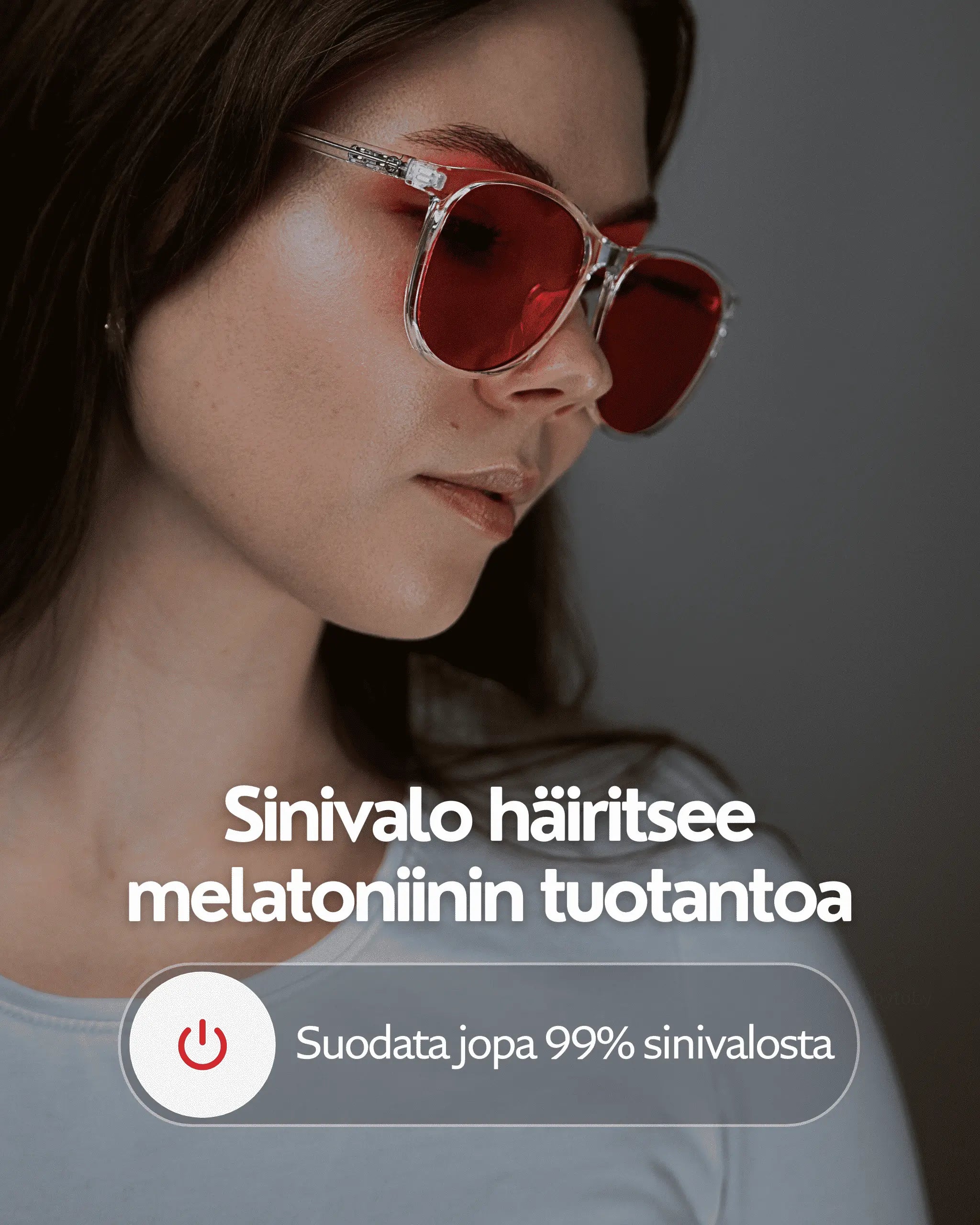 sinivalo häiritsee melatoniinin tuotantoa