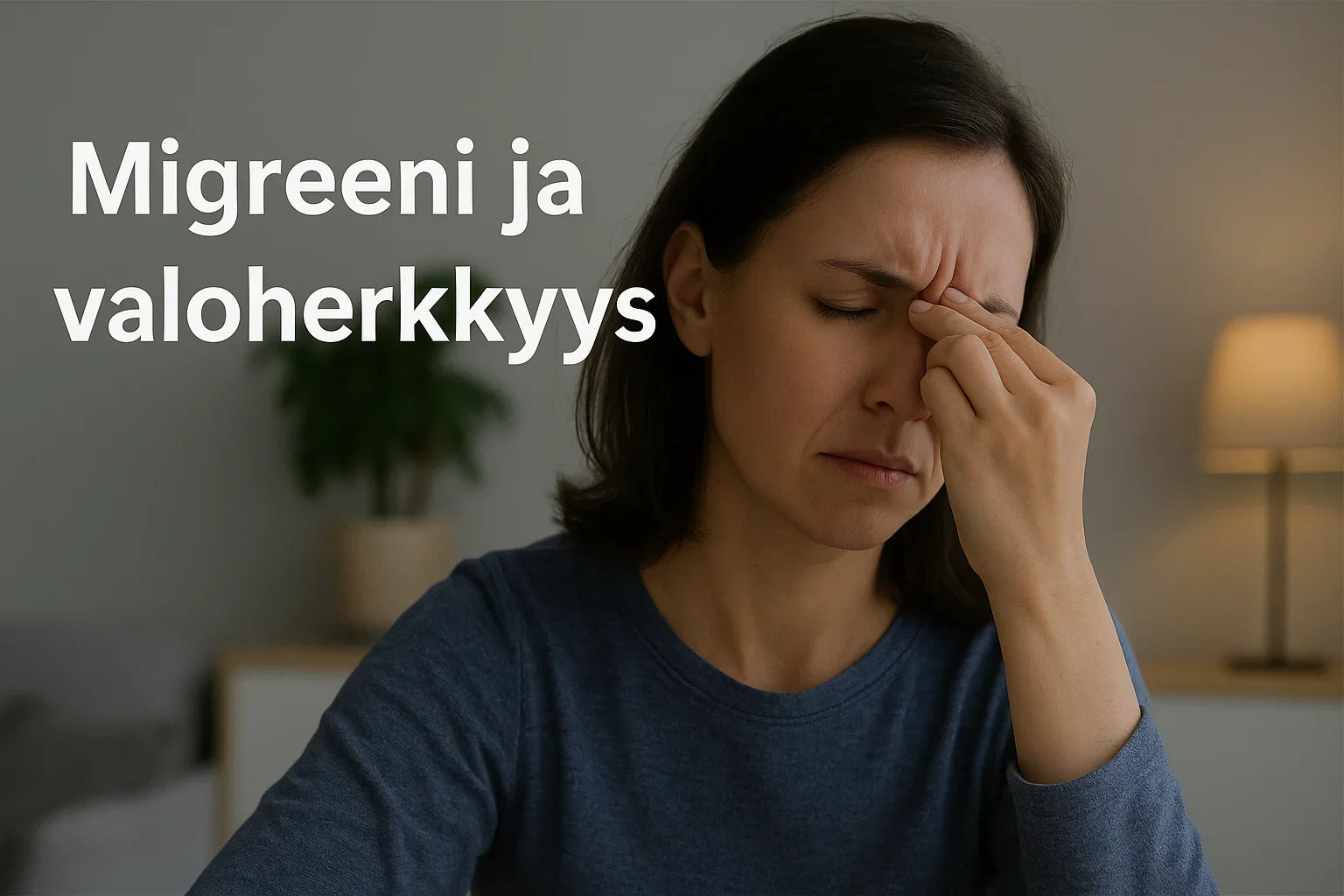 Sinivalolasit ja migreeni: voiko valoherkkyyttä helpottaa? - NordicRest