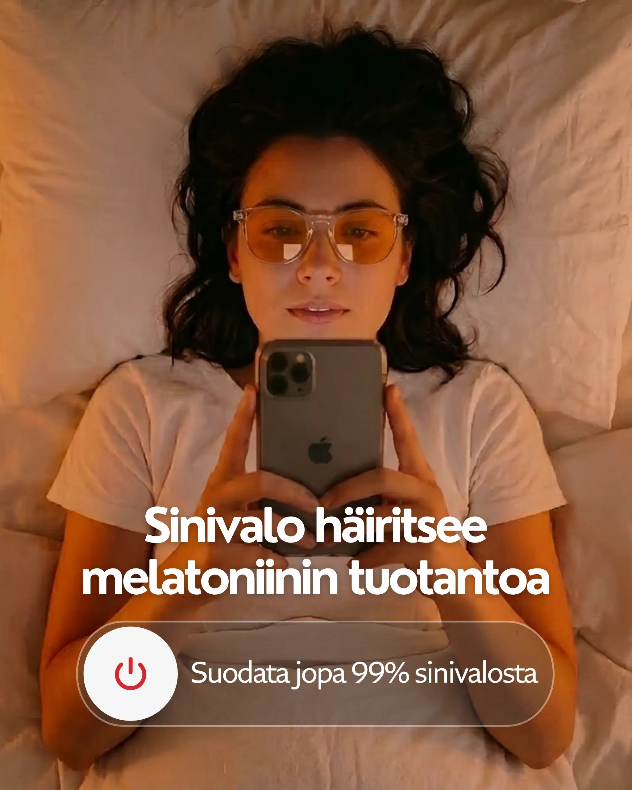 sinivalo häiritsee melatoniini tuotantoa
