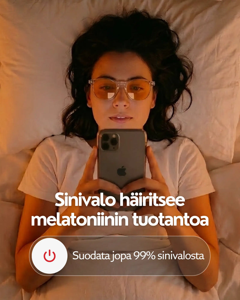 sinivalo häiritsee melatoniini tuotantoa
