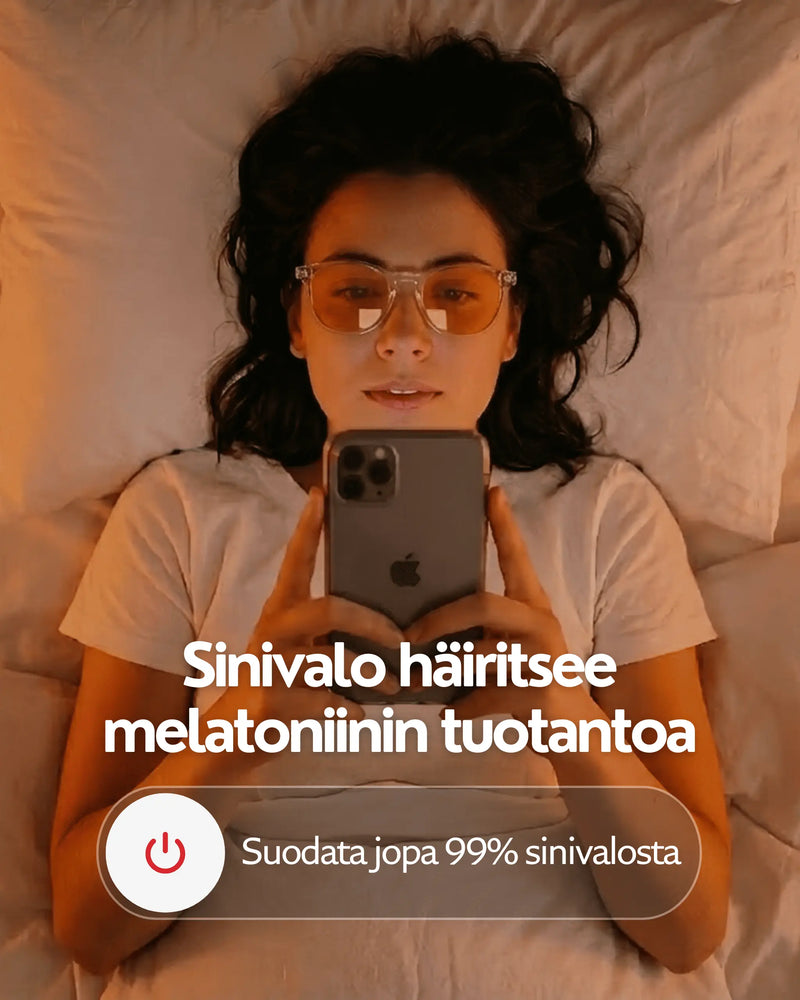 sinivalo häiritsee melatoniini tuotantoa