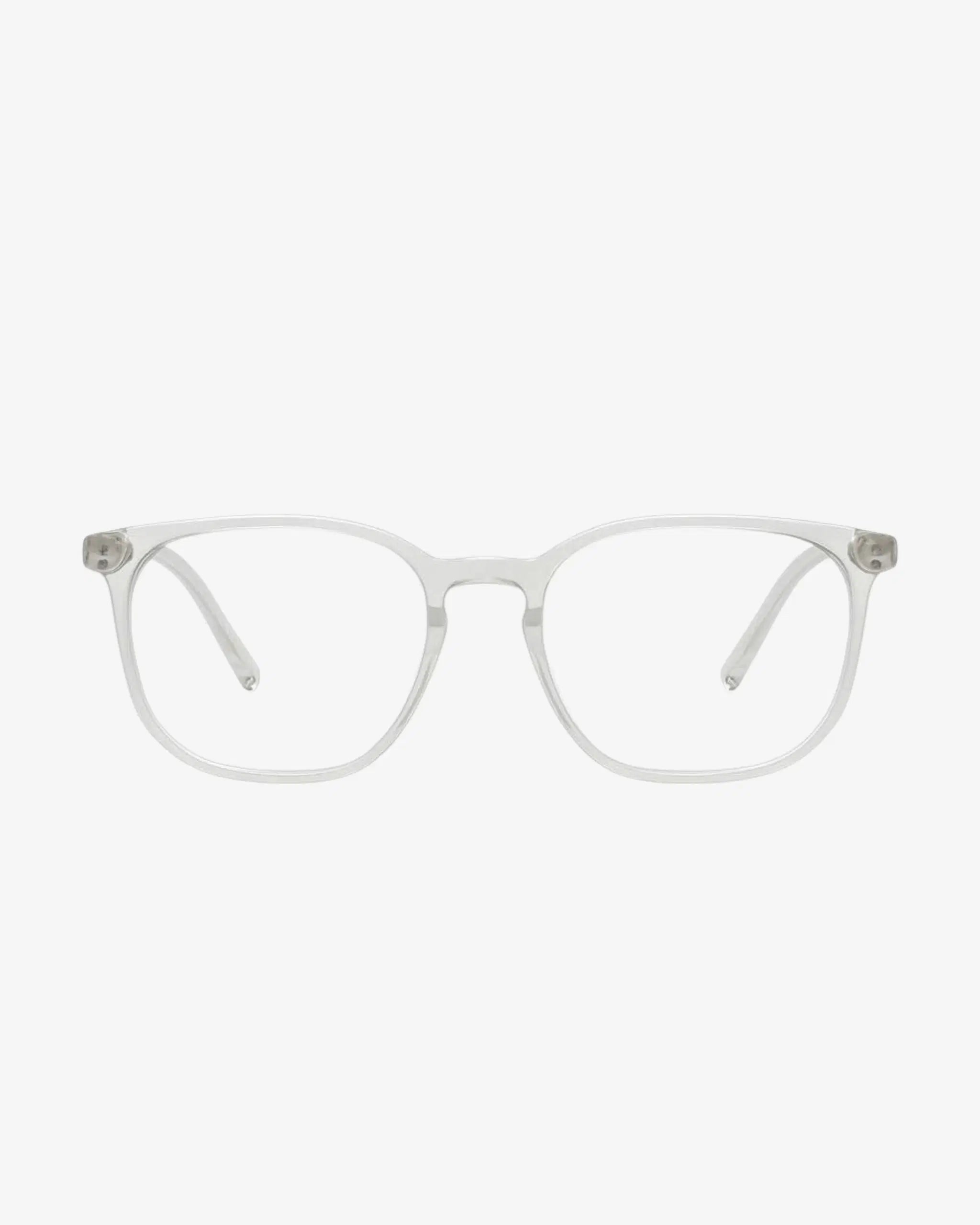 Nordic Clear kirkkaat sinivalolasit edestä, läpinäkyvä kehys